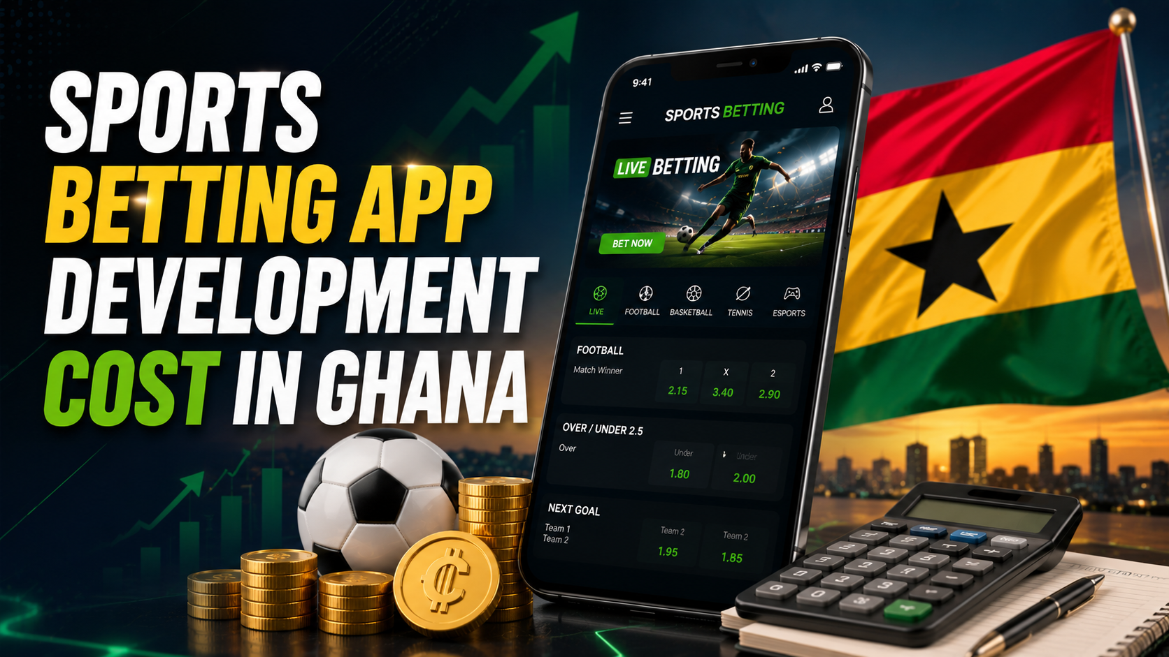 Sports Betting App Development Cost in Ghana: Complete 2026 Business Guide
